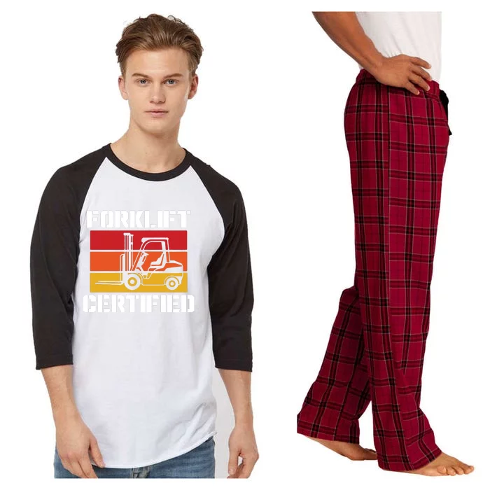 Forklift Certified Raglan Sleeve Pajama Set