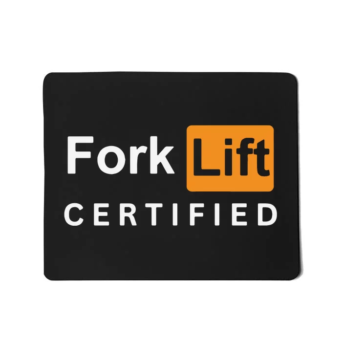 Forklift Certified Mousepad