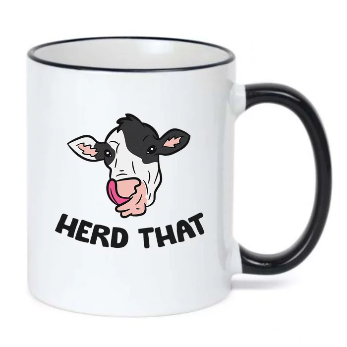 Funny Cow Farming Cow Farmer Herd That Black Color Changing Mug