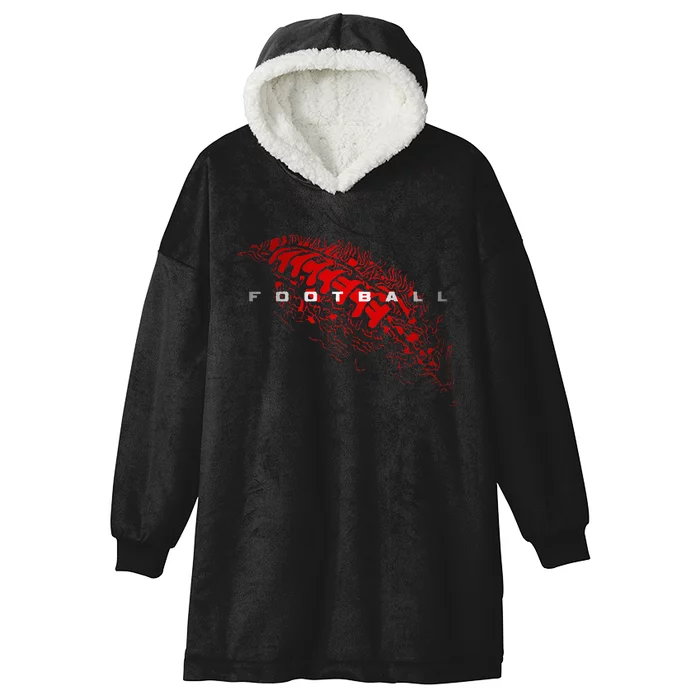 Football Clothing Hooded Wearable Blanket