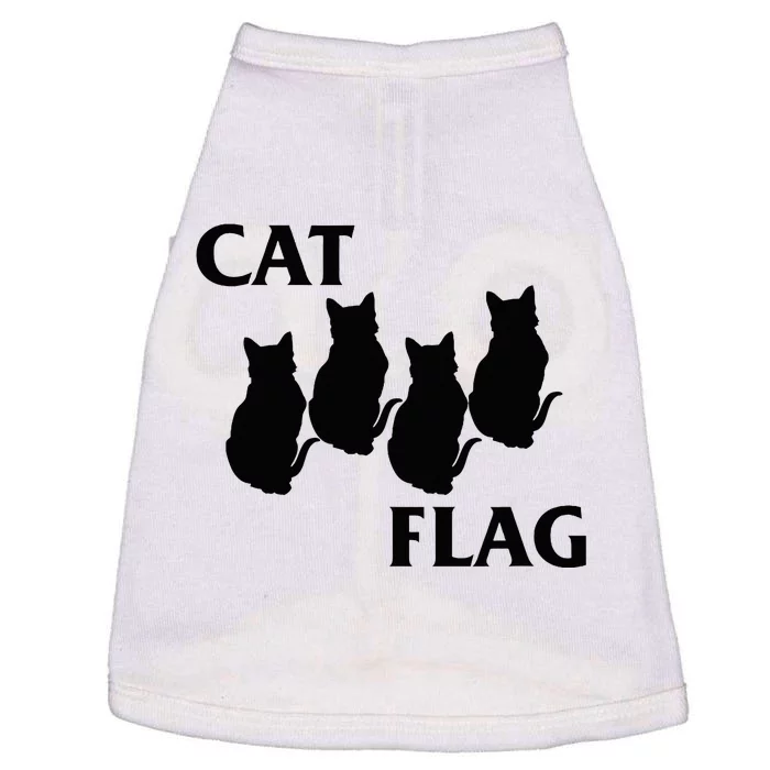 Funny Cat Flag Hardcore Music Parody Doggie Tank