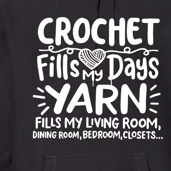 Funny Crochet Premium Hoodie