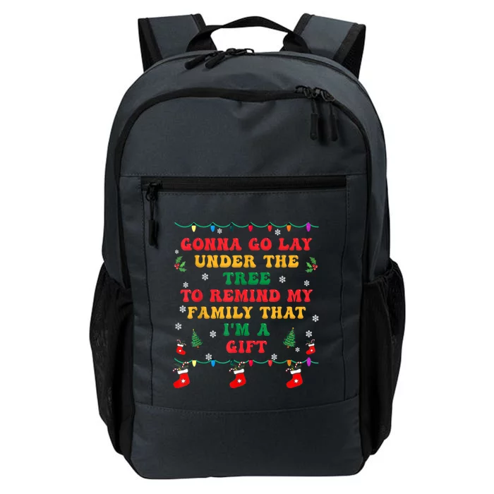 Funny Christmas Family Xmas Pajamas Being Related To Me Funny Gift Daily Commute Backpack