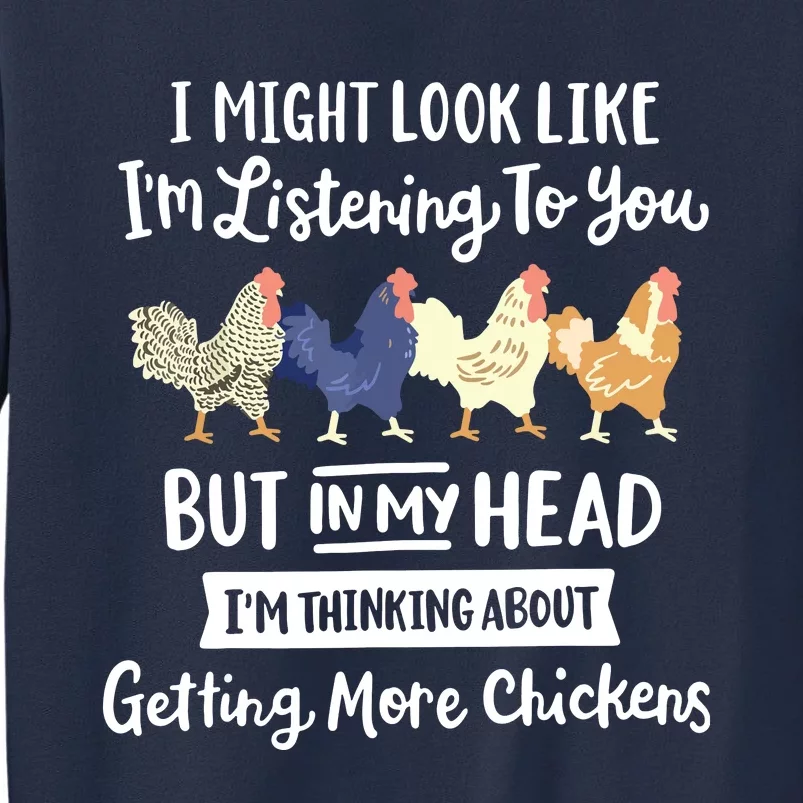 Funny Chicken Farmer Design Women Men Getting A Lot Chickens Sweatshirt