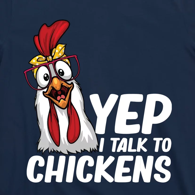 Funny Chicken For Men Women Crazy Chicken Farmer Lovers T-Shirt