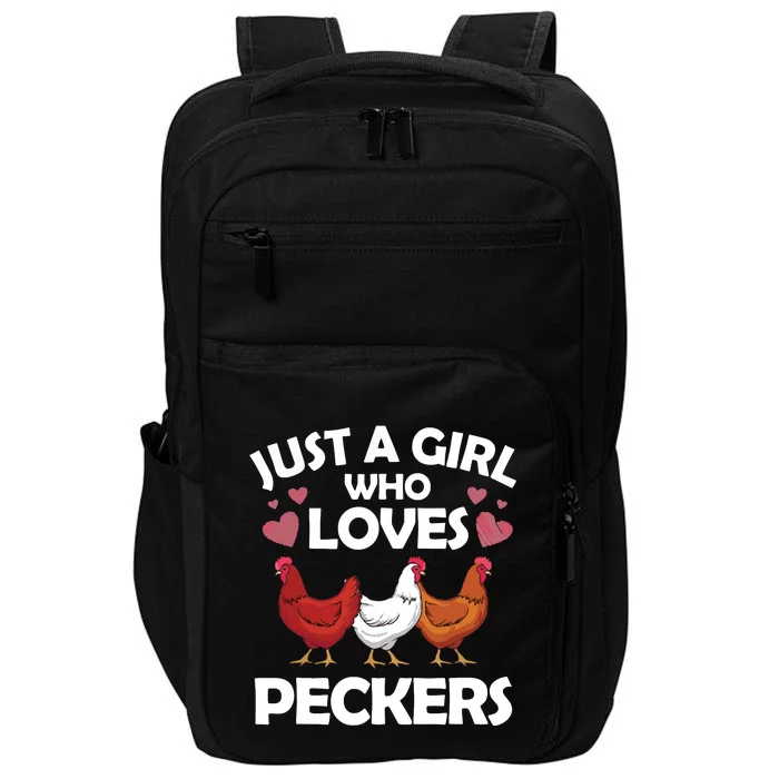 Funny Chicken For Women Chicken Farmer Flock Whisperer Impact Tech Backpack