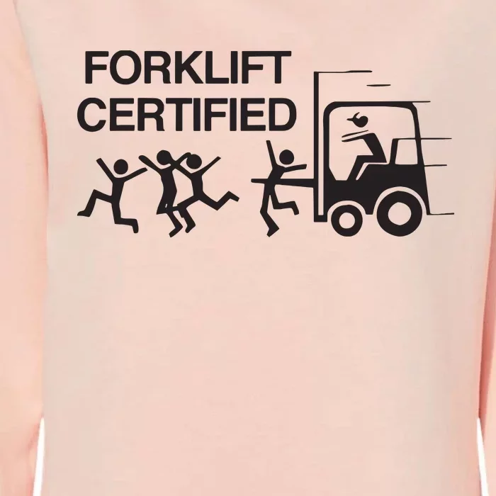 Forklift Certified Womens California Wash Sweatshirt