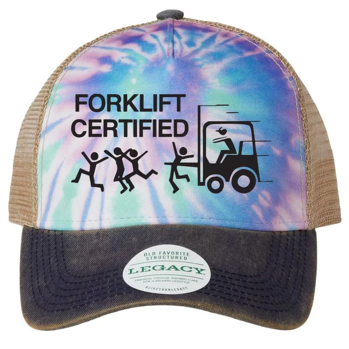 Forklift Certified Legacy Tie Dye Trucker Hat