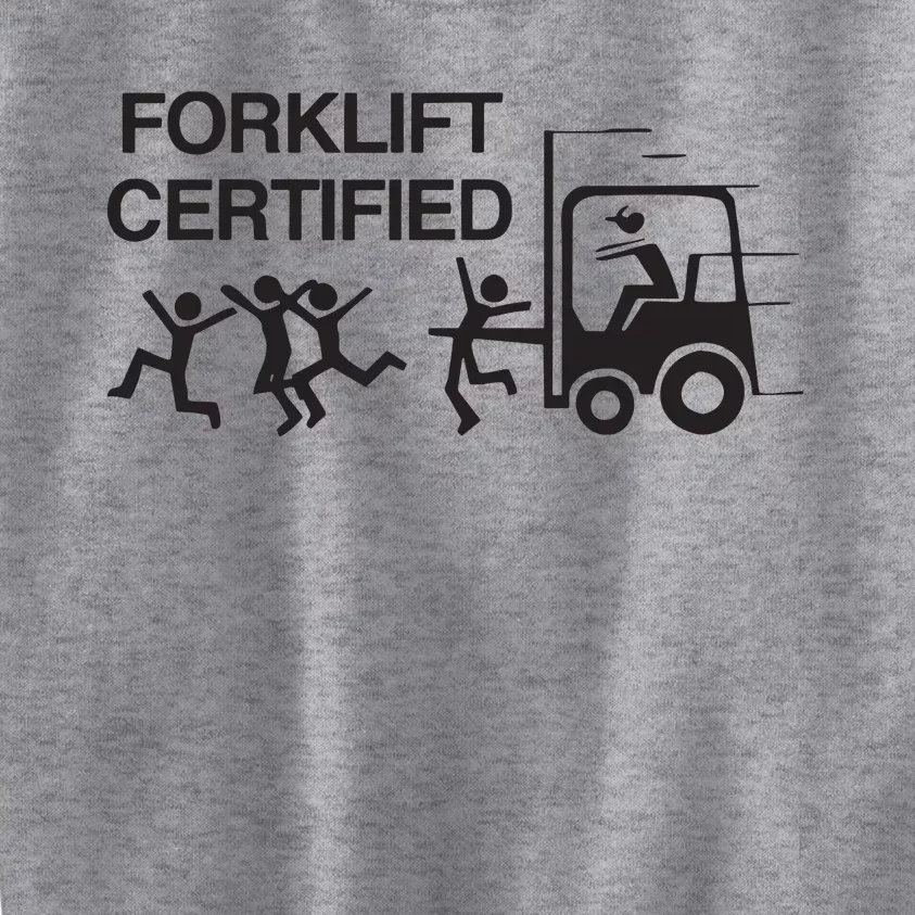 Forklift Certified Kids Sweatshirt