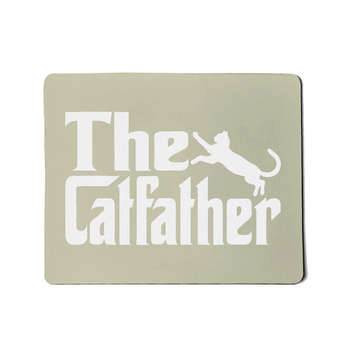 Funny Cat Father Kitty Dad Fathers Day Meow Feline Mousepad