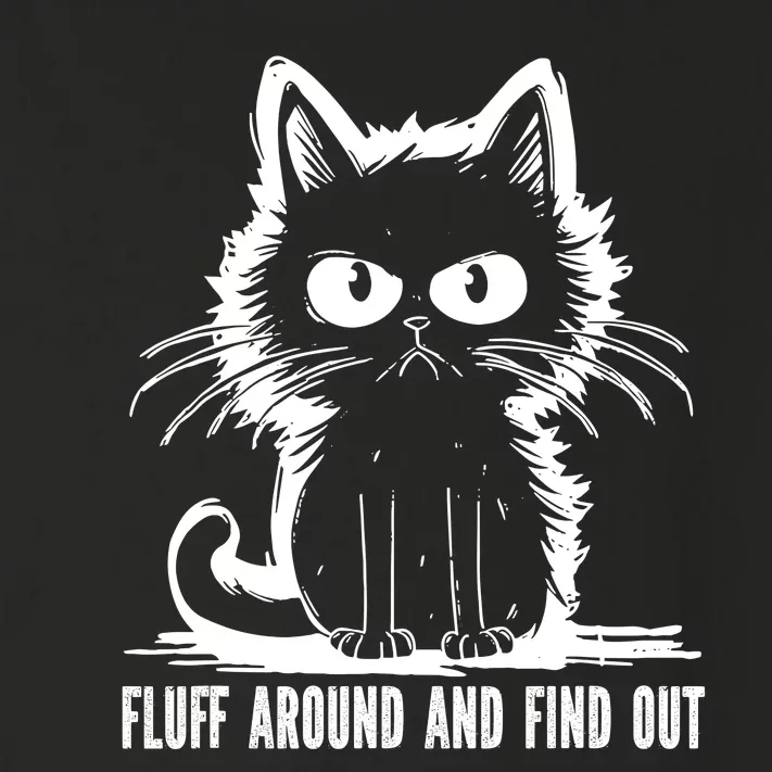 Funny Cat Fluff Around And Find Out Gifts Toddler Long Sleeve Shirt