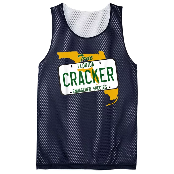 Funny Cracker Florida Mesh Reversible Basketball Jersey Tank