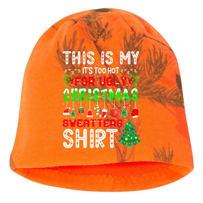 Funny Christmas for Ugly Sweater Party Kati - Camo Knit Beanie