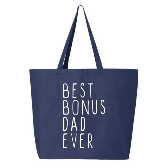 Family Cool Funny Stepdad Stepdad Best Bonus Dad Ever Funny Gift 25L Jumbo Tote