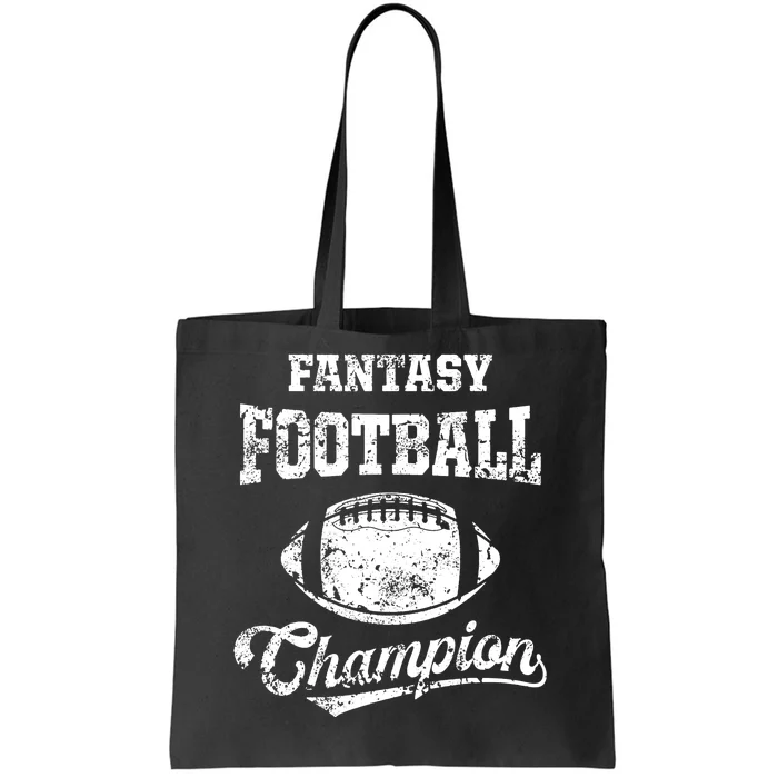 Funny Champ Fantasy Football Champion Tote Bag