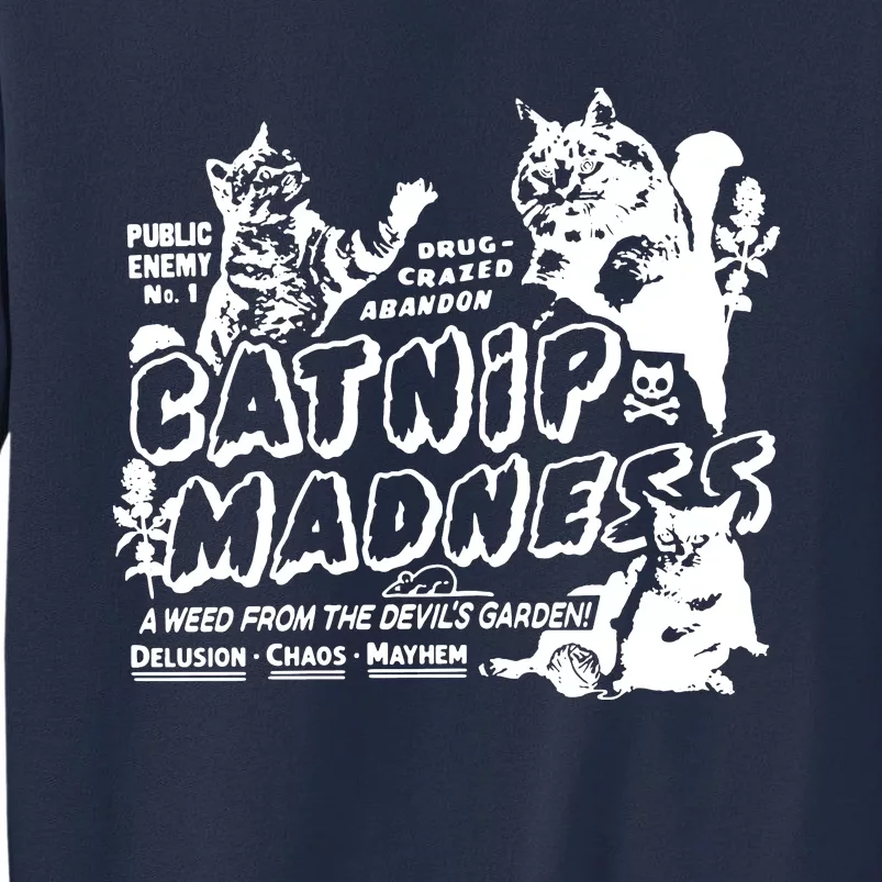 Funny Cat For Cat Mom Cat Dad Catnip Madness Cute Cat Sweatshirt