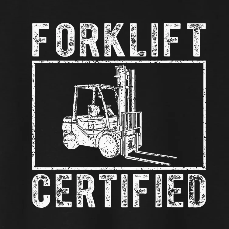 Forklift Certified Women's Crop Top Tee