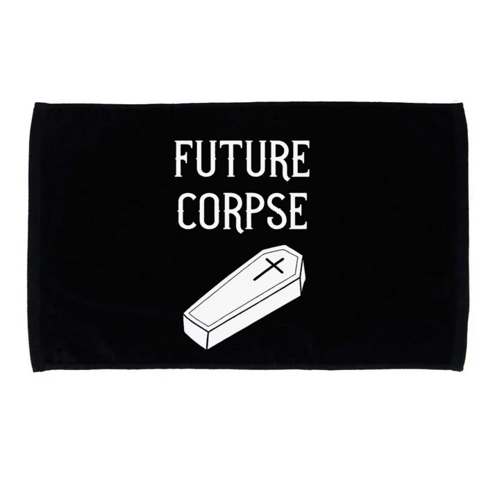 Future Corpse Funny Goth Horror Halloween Microfiber Hand Towel