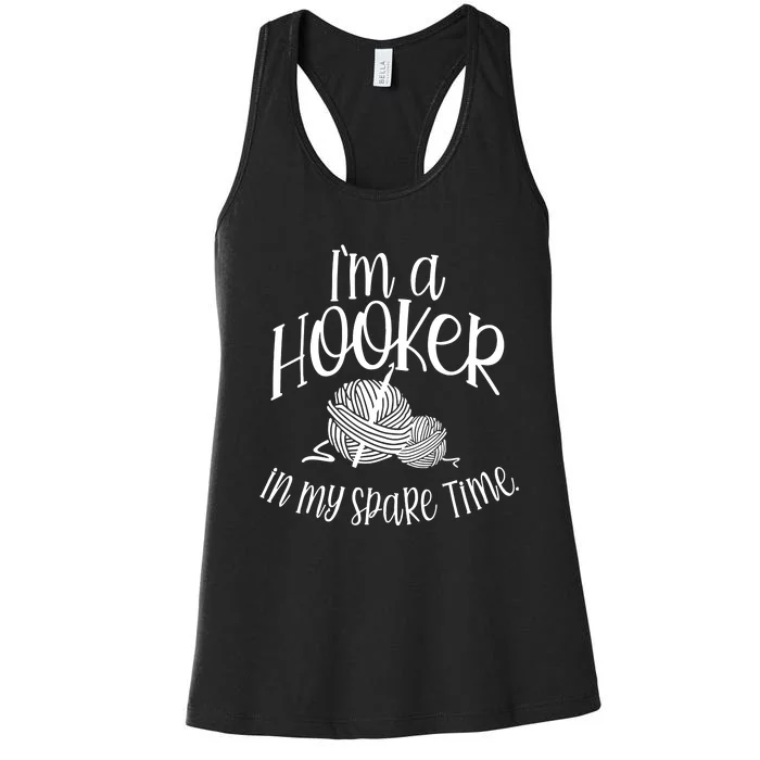 Funny Crochet Women's Racerback Tank