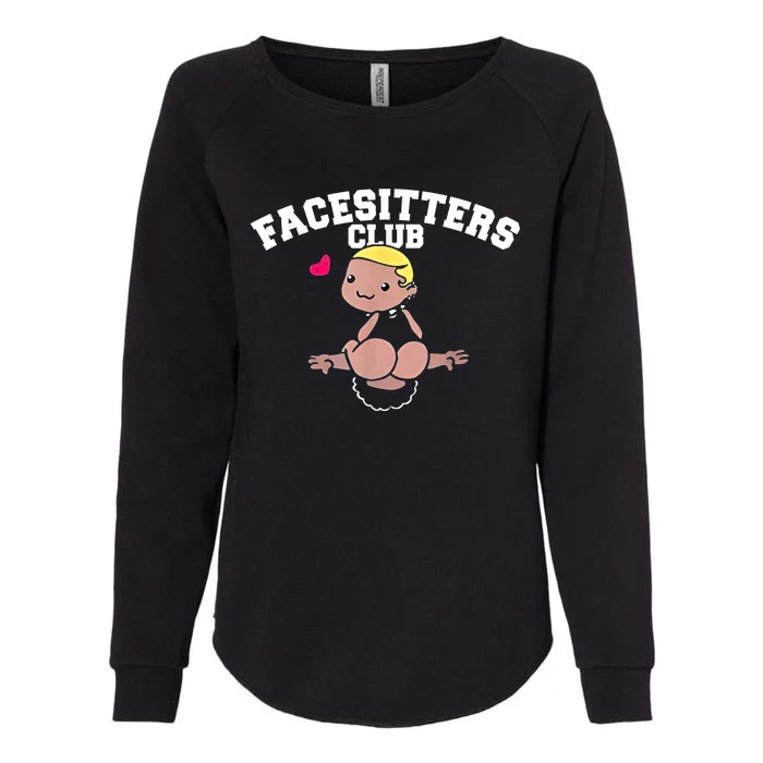 Facesitters Club Womens California Wash Sweatshirt