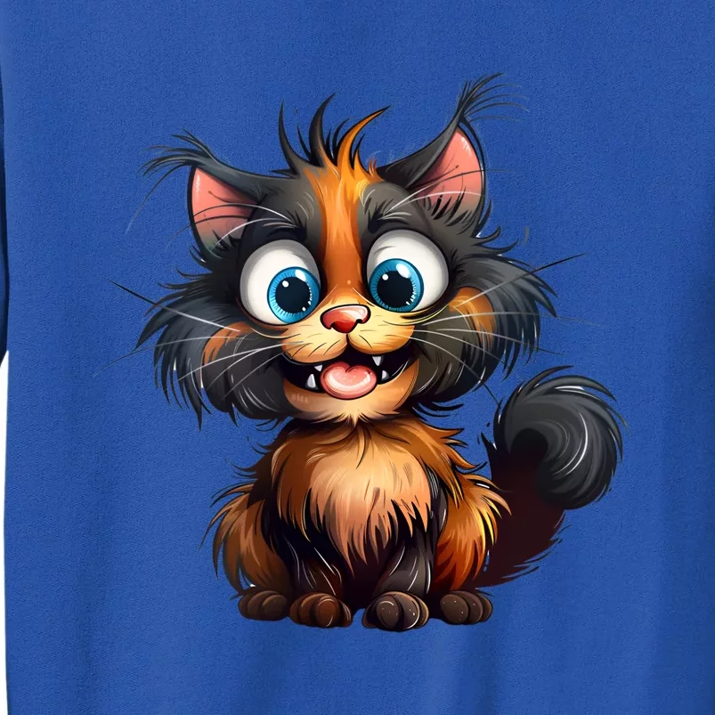 Funny Cat Tall Sweatshirt