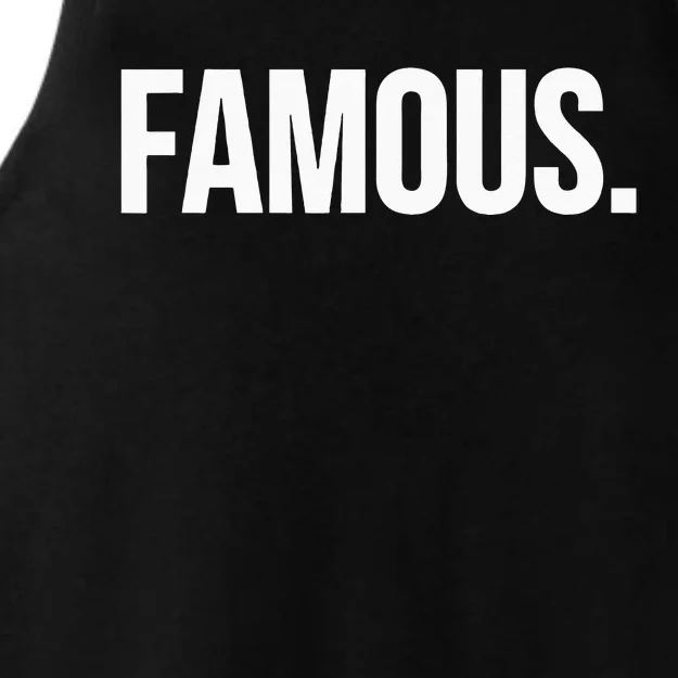 Famous Celebrity Ladies Tri-Blend Wicking Tank