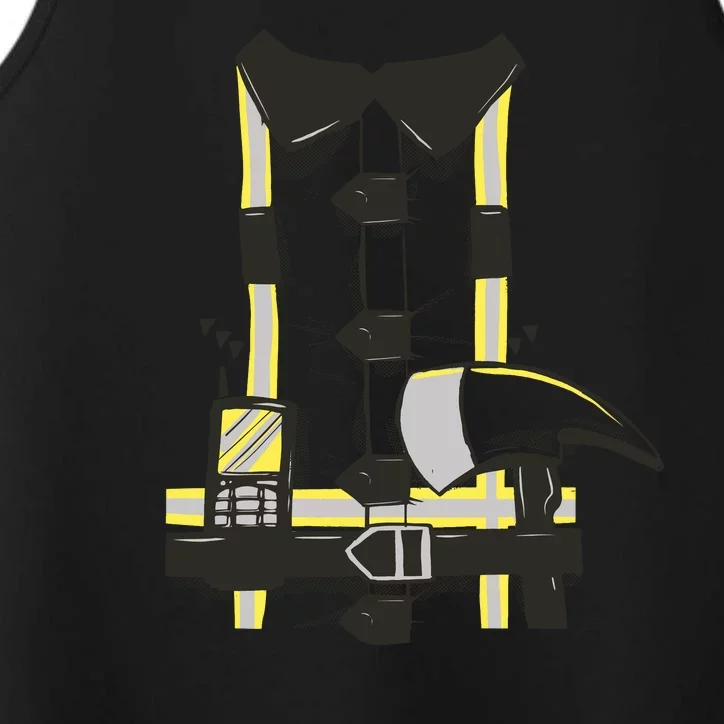 Firefighter Costume Performance Tank