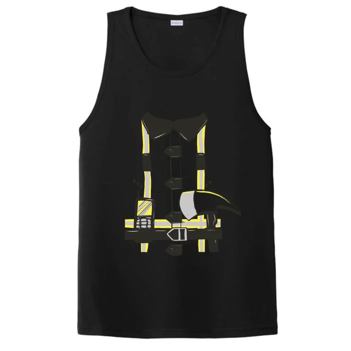 Firefighter Costume Performance Tank