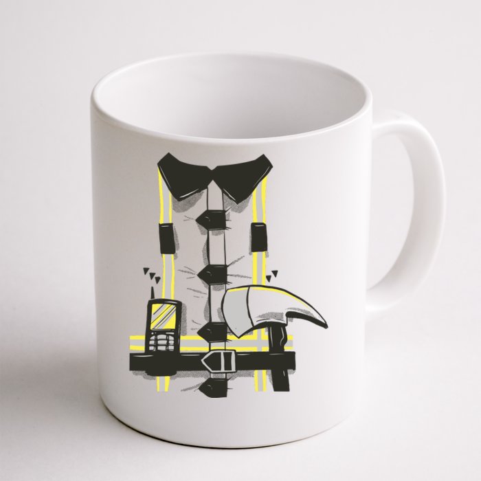 Firefighter Costume Front & Back Coffee Mug