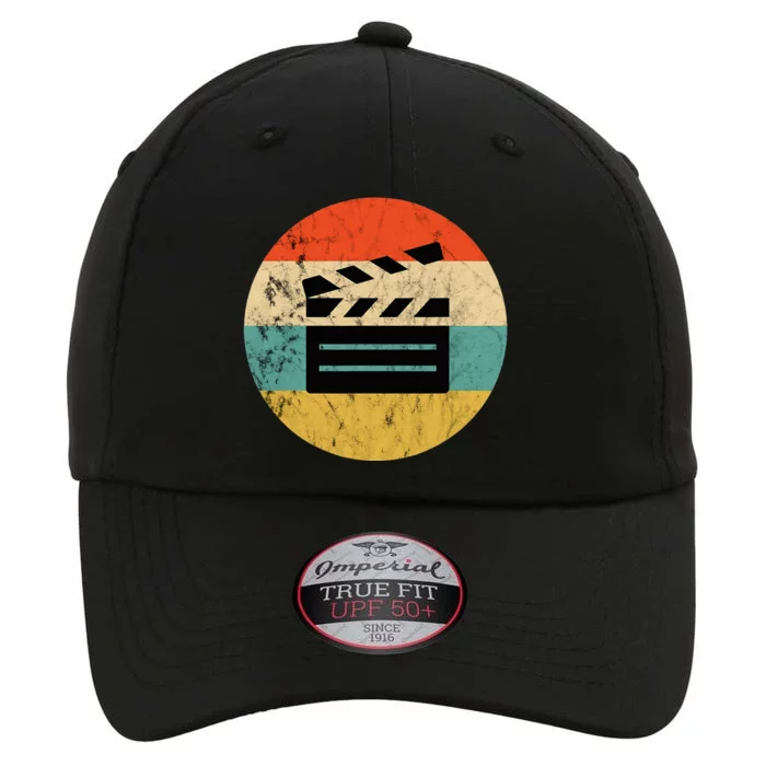 Filmmaker Clapboard Film Director Lover Retro Sunset The Original Performance Cap