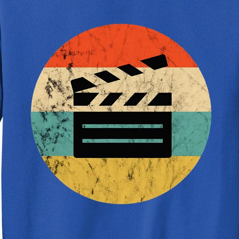 Filmmaker Clapboard Film Director Lover Retro Sunset Sweatshirt