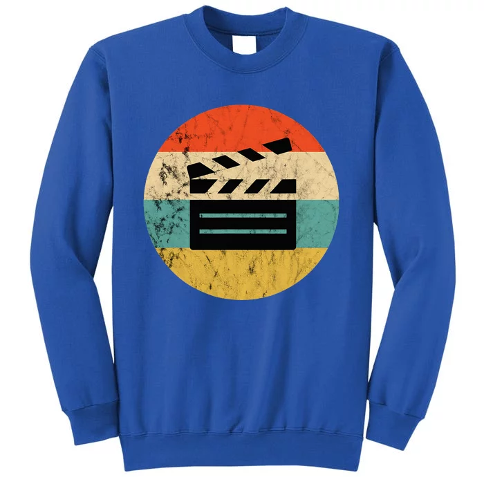 Filmmaker Clapboard Film Director Lover Retro Sunset Sweatshirt