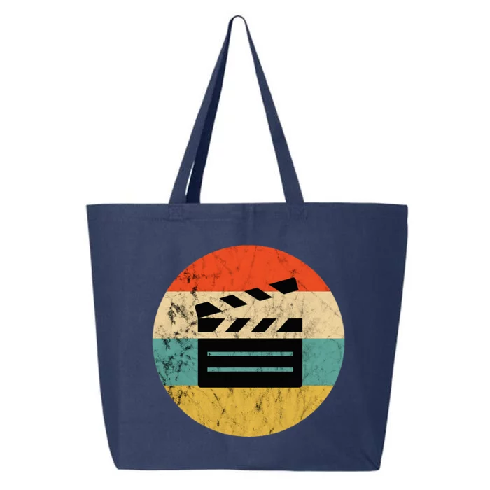 Filmmaker Clapboard Film Director Lover Retro Sunset 25L Jumbo Tote