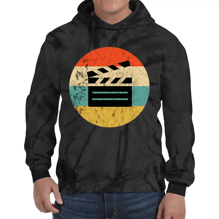 Filmmaker Clapboard Film Director Lover Tie Dye Hoodie