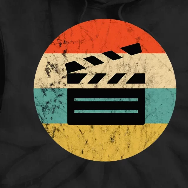 Filmmaker Clapboard Film Director Lover Tie Dye Hoodie