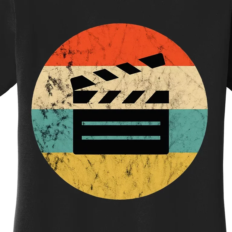 Filmmaker Clapboard Film Director Lover Women's T-Shirt