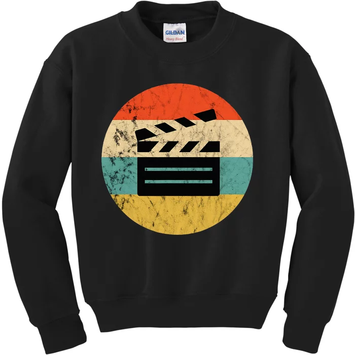 Filmmaker Clapboard Film Director Lover Kids Sweatshirt