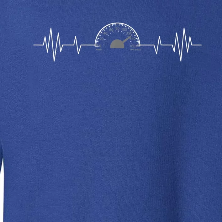 Funny Cars Funny Gift Car Speedometer Heartbeat Mechanic Lovers Great Gift Toddler Sweatshirt