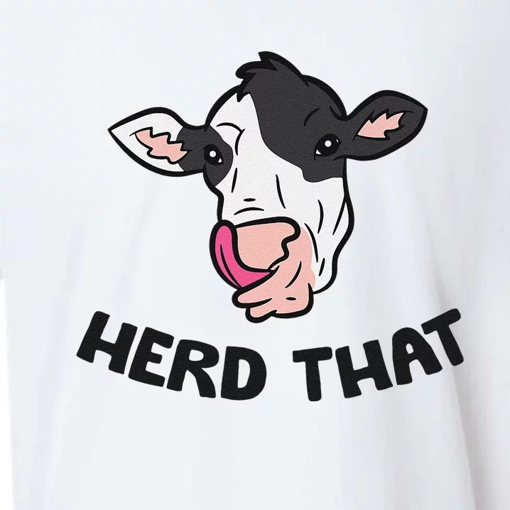 Funny Cow Farming Gift For Cow Farmer Herd That Sueded Cloud Jersey T-Shirt