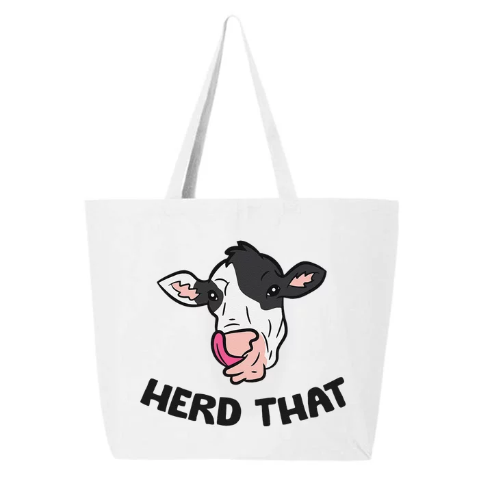 Funny Cow Farming Gift For Cow Farmer Herd That 25L Jumbo Tote