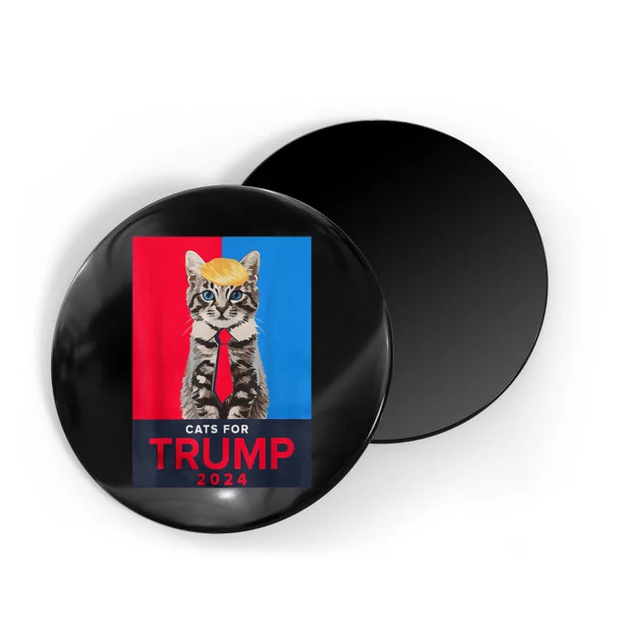 Funny Cats For Trump 2024 Make Pets Safe Again For Vance Trump Gifft Magnet