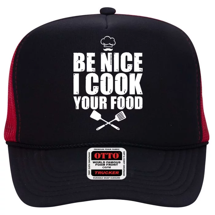 Funny Chef For Men Women Cook Pastry Chef Culinary Cooking High Crown Mesh Trucker Hat