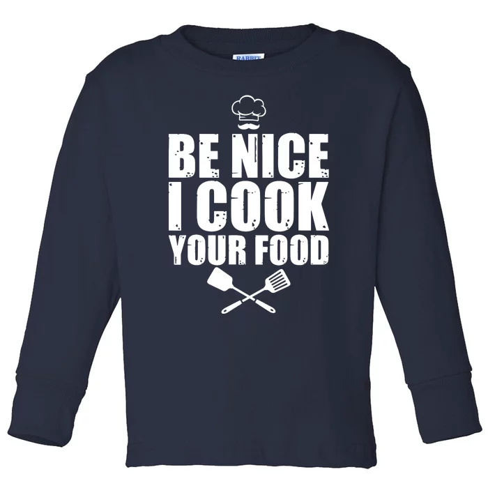 Funny Chef For Men Women Cook Pastry Chef Culinary Cooking Toddler Long Sleeve Shirt