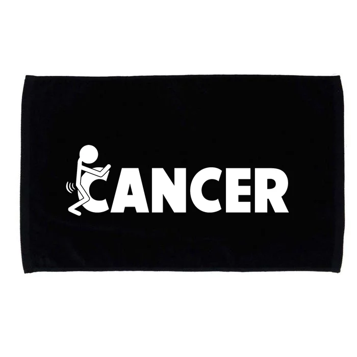 Fuck Cancer | Fuck Off Cancer | Cancer Sucks Funny Microfiber Hand Towel