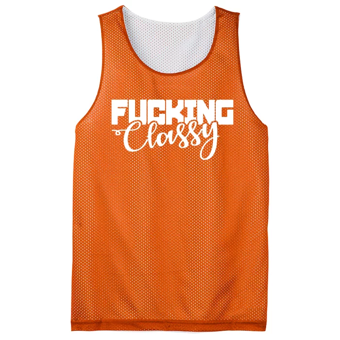 Fucking Classy Mesh Reversible Basketball Jersey Tank