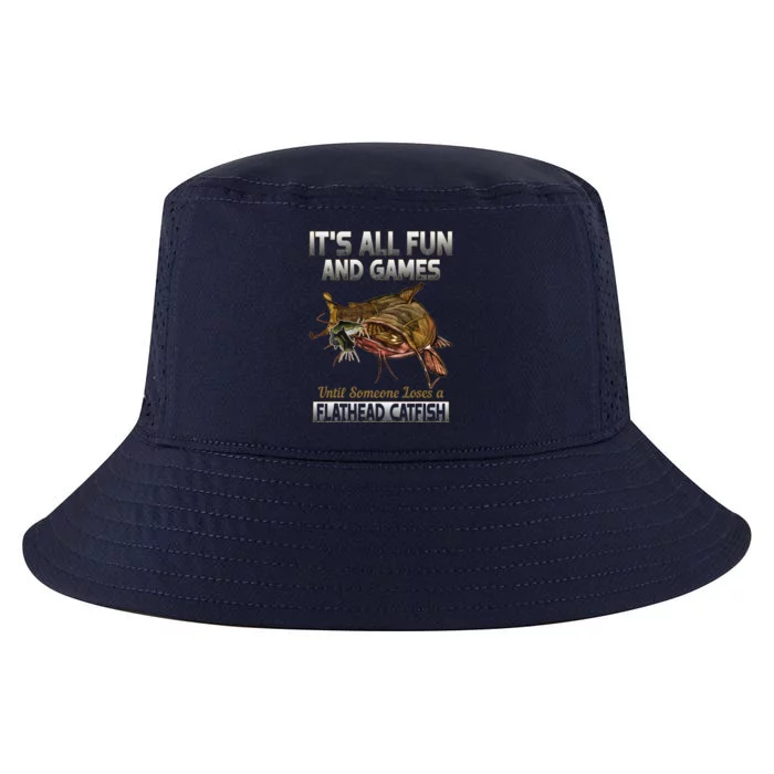 Flathead Catfish Fishing Freshwater Fish Gift Cool Comfort Performance Bucket Hat