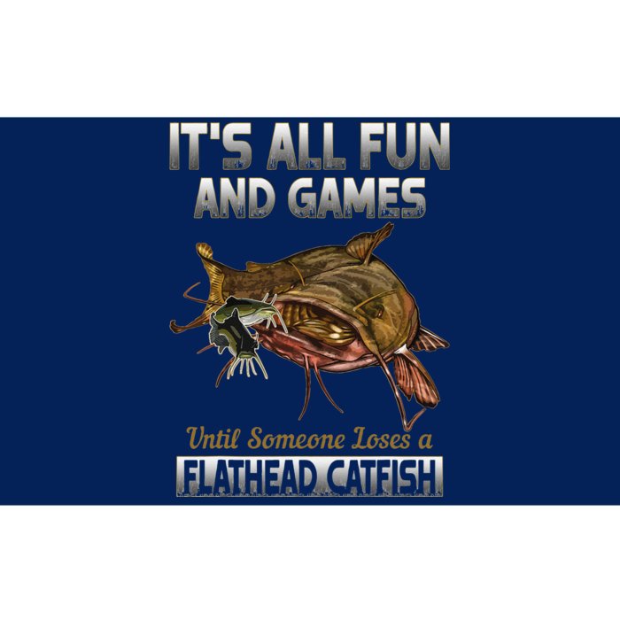 Flathead Catfish Fishing Freshwater Fish Gift Bumper Sticker