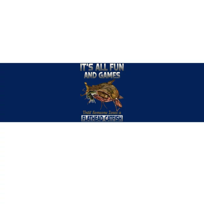 Flathead Catfish Fishing Freshwater Fish Gift Bumper Sticker