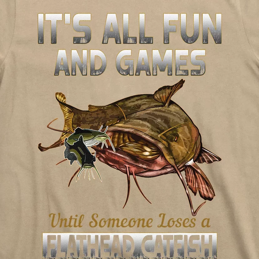 Flathead Catfish Fishing Freshwater Fish Gift T-Shirt