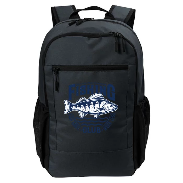 Fishing Club, Fish More Work Less Daily Commute Backpack